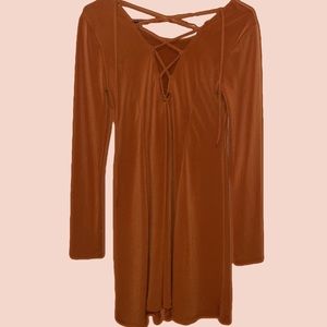 RUST BROWN DRESS!